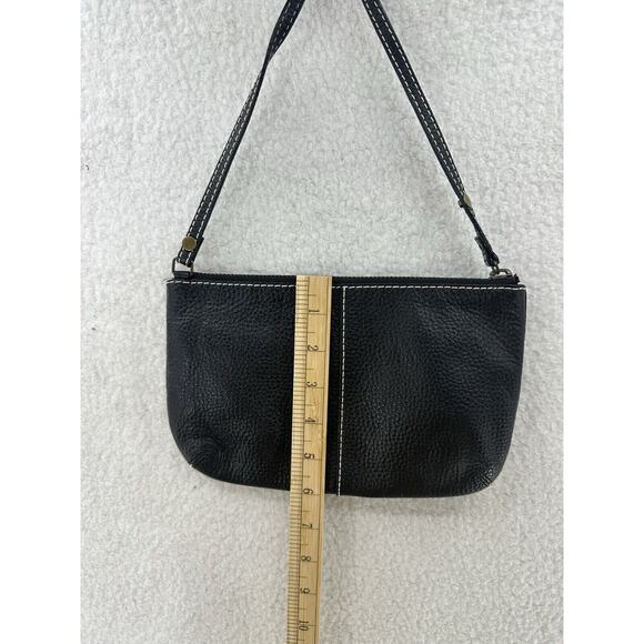 GAP Black Genuine Leather Wristlet - Picture 8 of 9